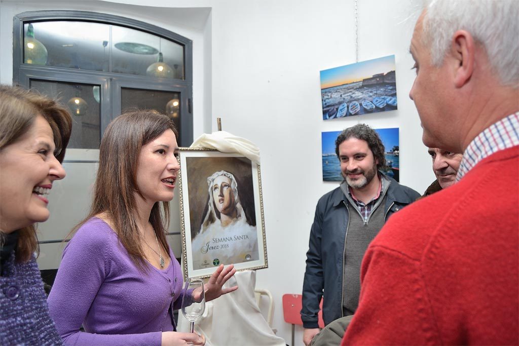 La Artista Plástica Inma Peña presenta el Cartel de la Semana Santa de Jerez 2018 editado por La Sacristía del Caminante