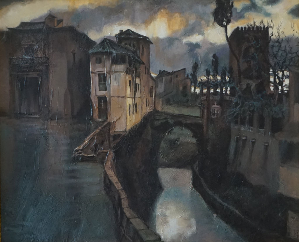 Recuerdos de Granada, versión realizada en Pintura Acrílica por la artista plástica jerezana Inmaculada Peña en marzo del 2004. Recuerdos de Granada, versión realizada en Pintura Acrílica por la artista plástica jerezana Inmaculada Peña en marzo del 2004.