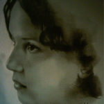 Retrato a pastel de Cristina realizado por la Artista Plástica Inma Peña en 2007
