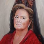 Retrato al óleo de Madrina por la Artista Plástica Inma Peña en 2007