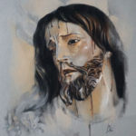 Retrato a pastel de Nuestro Padre Jesús del Prendimiento por la Artista Plástica Inma Peña en 2016