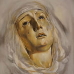 Retrato a pastel de Nuestra Señora del Mayor Dolor por la Artista Plástica Inma Peña en 2017.