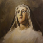 Retrato de Nuestra Señora del Amor y Sacrificio de Jerez realizado por la Artista Plástica Inma Peña en 2018