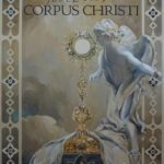 Cartel oficial del Corpus Christi de Jerez 2019 realizado por la artista plástica Inma Peña en 2019