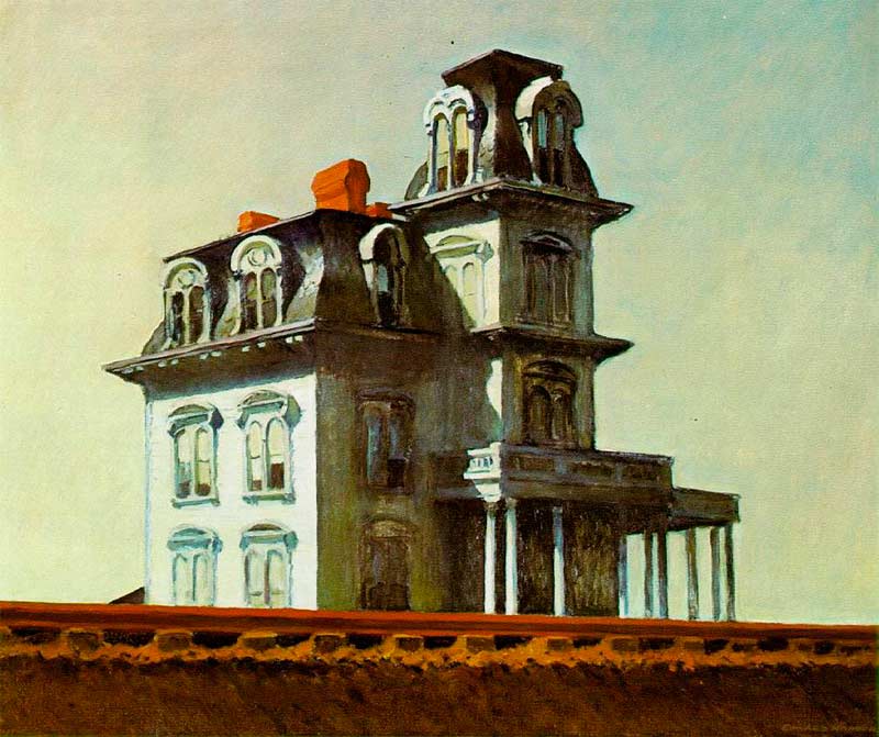 Casa junto a la vía del tren, Hopper