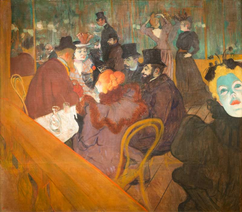 En el Molino Rojo, Toulouse-Lautrec