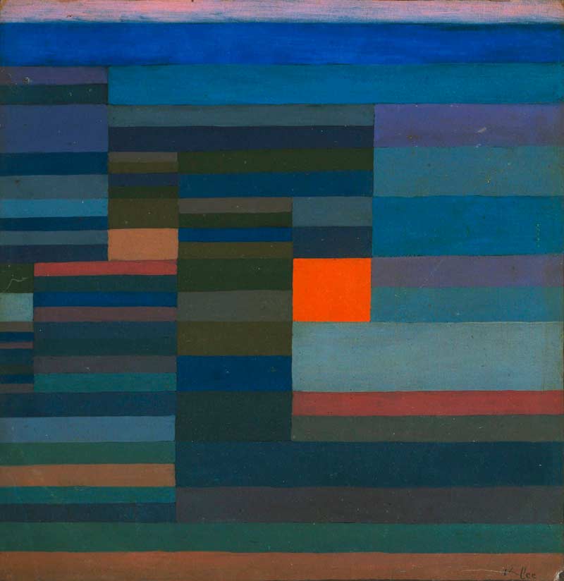 Fuego de la tarde, Klee