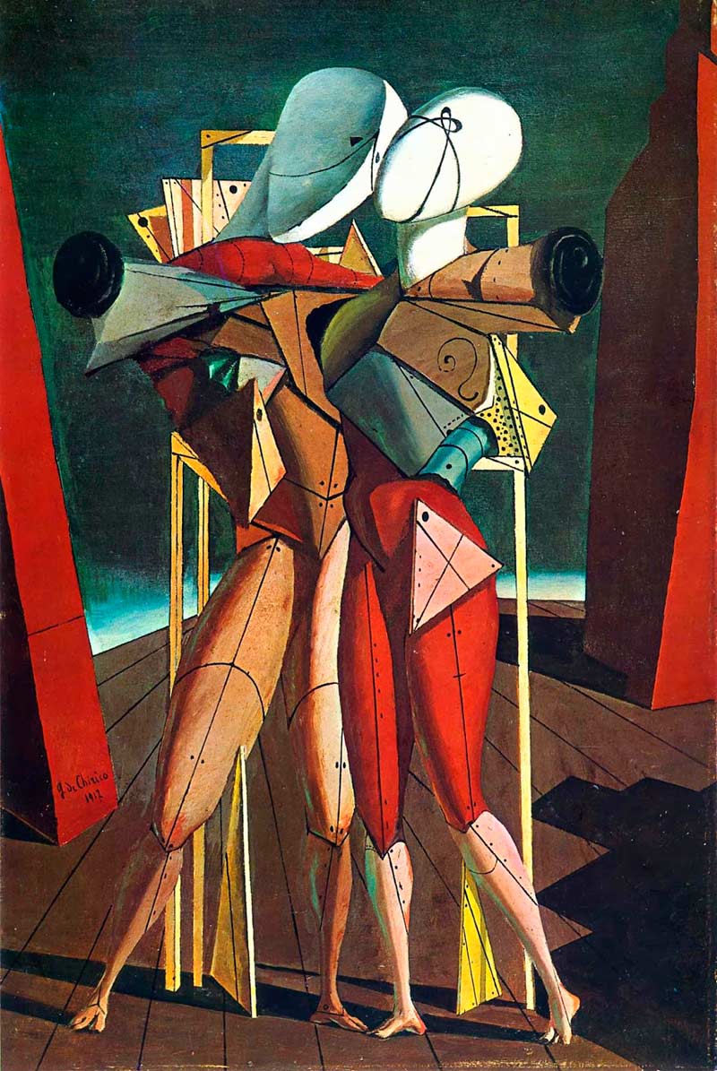 Héctor y Andrómaca, De Chirico