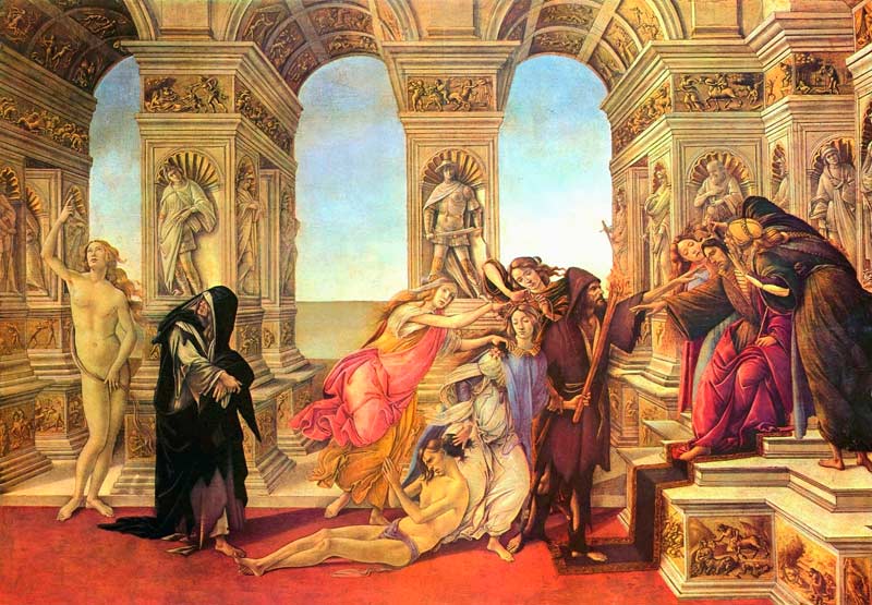 La Calumnia, Botticelli