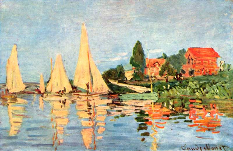 Regatas en Argenteuil, Monet