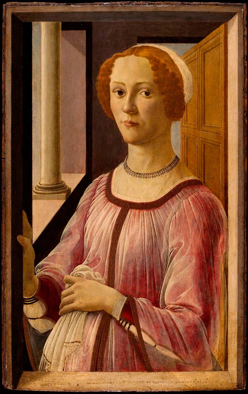 Retrato de Esmeralda Brandini, Botticcelli