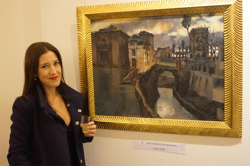 «Recuerdos de Granada» en la XXVIII Edición de la Muestra pictórica y escultórica Jerez, Paleta de Colores