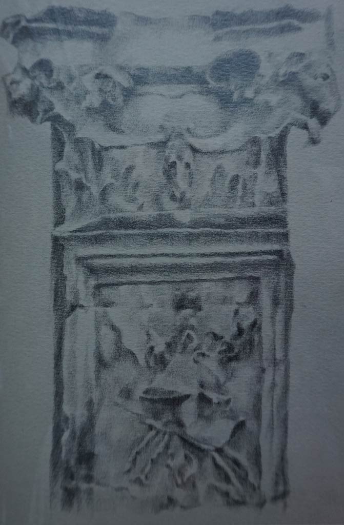 Columna cajeada. Estudio ornamental de la Casa-Palacio Ponce de León de Jerez