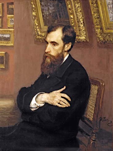 Retrato de Pavel Mikhailovich Tretyakov