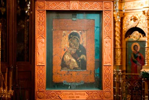 El Icono de Vladimir en la Capilla de San Nicolás