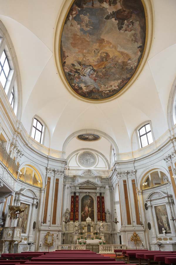 El Triunfo de la Fe. Tiepolo. Iglesia de Santa María de la Piedad, Venecia.