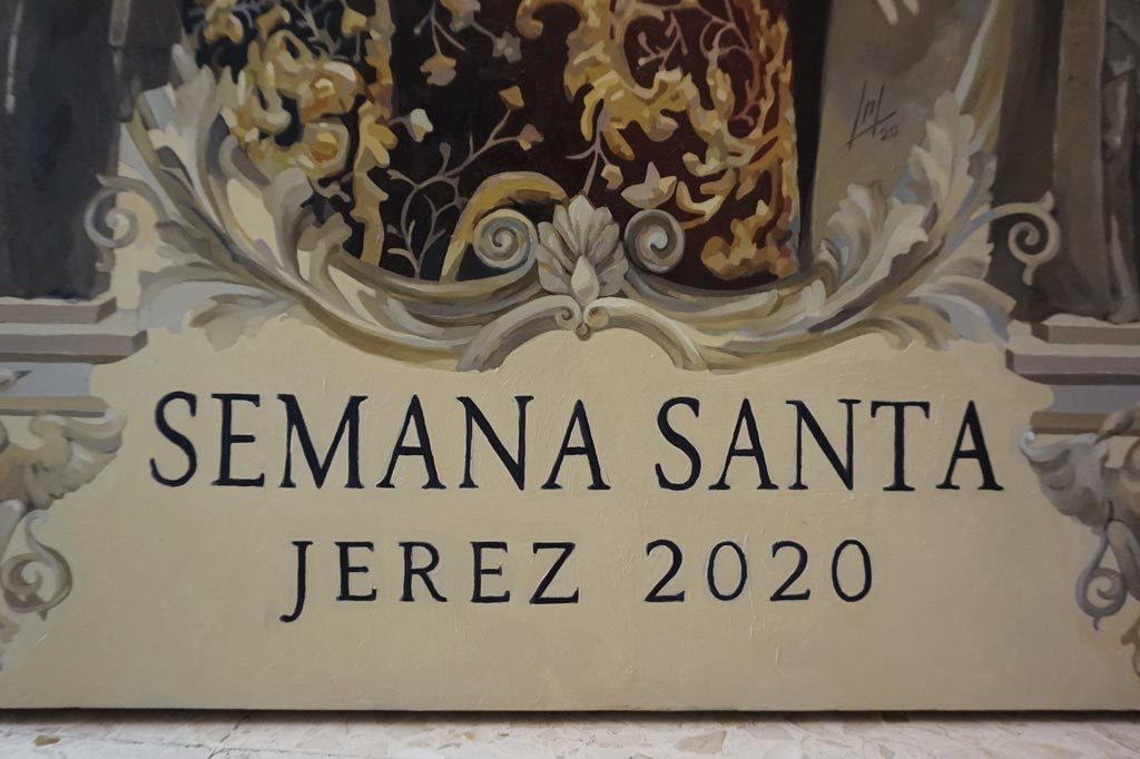 Cartel Semana Santa de Jerez 2020, realizado por la artista plástica Inma Peña