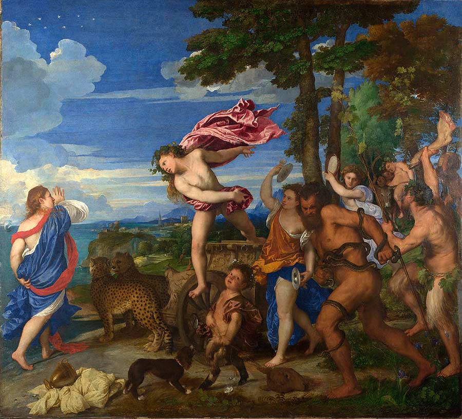 Baco y Ariadna, Tiziano Vecellio di Gregorio