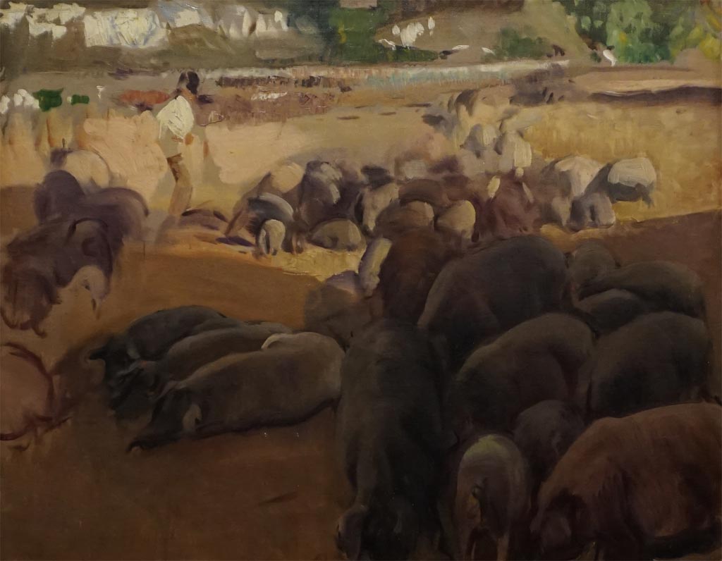 La Piara (estudio para Extremadura). Joaquín Sorolla y Bastida