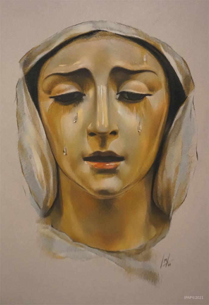 Retrato de María Santísima de la Salud y Esperanza de la Hermandad de la Clemencia de Jerez