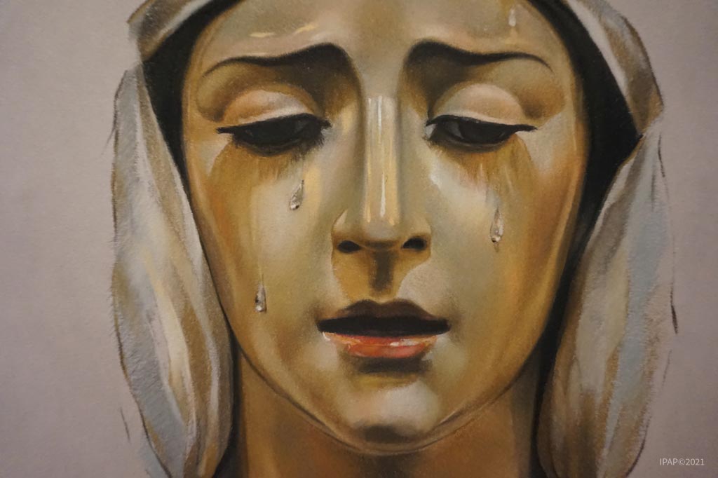 Retrato de María Santísima de la Salud y Esperanza de la Hermandad de la Clemencia de Jerez