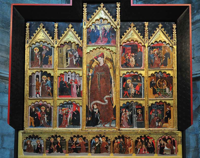 Retablo de Santa Catalina de la Colegiata de Tudela