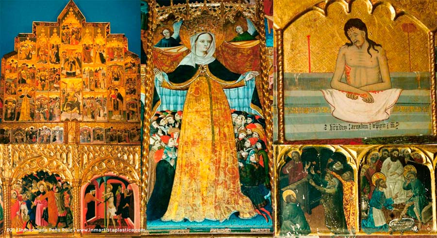 Ejemplos de pintura gótica de la Escuela Aragonesa