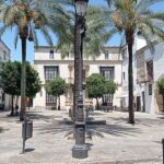 Vista del Monumento a Rafael Rivero en Jerez