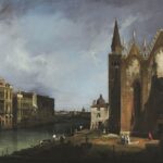 El Gran Canal desde Santa María della Carita hacia la Dársena de San Marcos, Canaletto