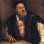Autorretrato. Tiziano Vecellio di Gregorio. Hacia 1562, Óleo sobre lienzo 96x75 cm. Berlín, Pinacoteca Estatal Gemäldegalerie.