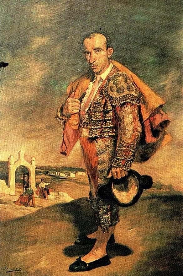 Retrato del novillero jerezano Manuel Rosado Navarro “Manolín”