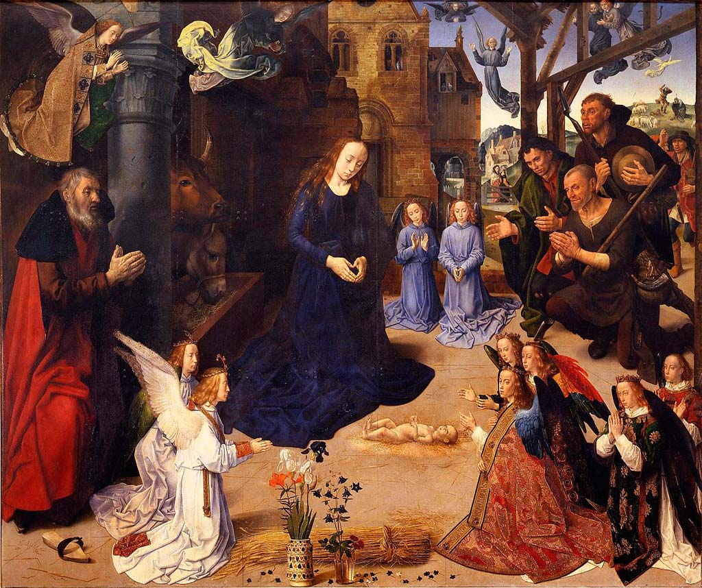 Adoración de los Pastores (Tríptico Portinari), Van der Goes