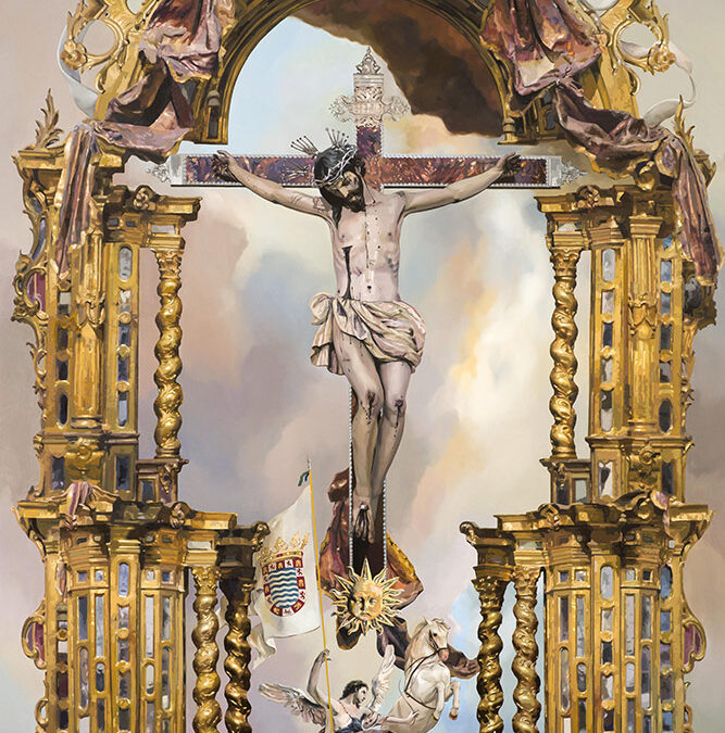 Cartel Oficial de la Semana Santa de Jerez 2024, realizado por Inmaculada Peña Ruiz