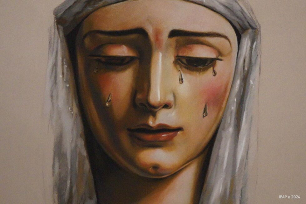 Retrato De María Santísima De Gracia Y Amparo Inmaculada Peña Artista