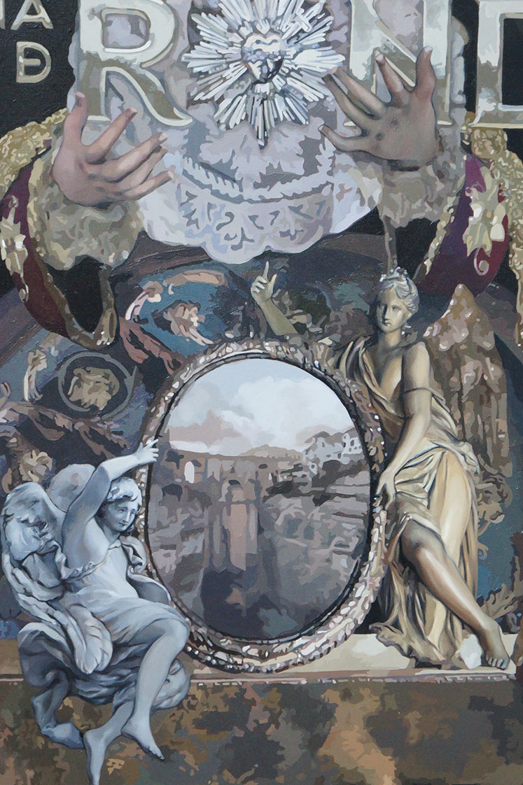 Cartel Oficial de la Semana Santa de Ronda 2026. Inmaculada Peña Ruiz (Detalle)