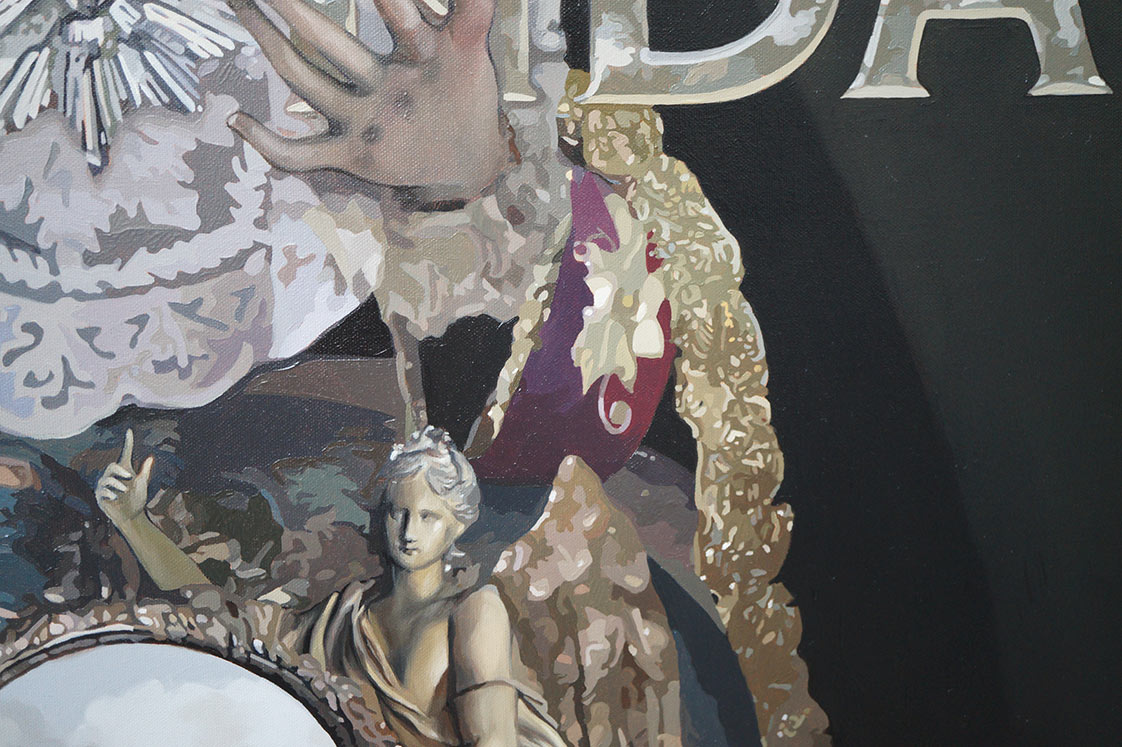 Cartel Oficial de la Semana Santa de Ronda 2026. Inmaculada Peña Ruiz (Detalle)